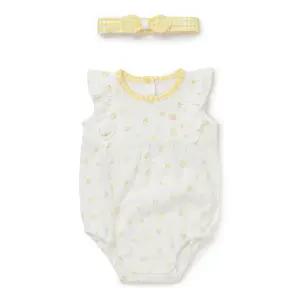 [롯데백화점]블루독베이비 CR프릴나시바디수트 46370-040-11 4637004011 출산백일돌선물