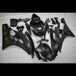 호환  YZF R6 2006 - 2007 페어링 YAMAHA YZFR6 2006 매트 블랙 페어링 YZFR6 2007 바디 키트 도색되지 않