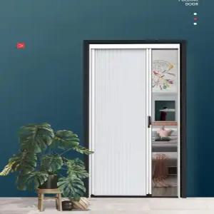 무타공 미닫이문 슬라이딩 폴딩도어 화이트커튼 중문 폴딩 거실폴딩도어 간이 다용도실