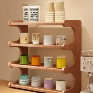 [SBD] 수납 책장 정리 4단 선반 원목 3단 책꽂이