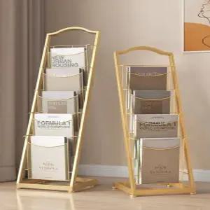 잡지 매거진랙 선반 꽂이 스탠드 진열대 홍보물 잡지꽂이