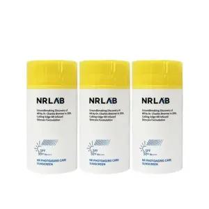 엔알랩 선크림 홈쇼핑 무기자차 NR 포토에이징 80ml 3개