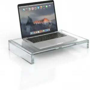 Azar 디스플레이 5153701PK 아크릴 노트북 스탠드 책상용 컴퓨터 라이저 모니터 의류 및 신발용 옷장