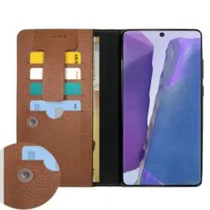 [Deco] 케이스 소가죽 갤럭시S26 우드 울트라 플립