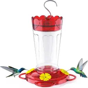 야외용 벌새 모이통 14 플라스틱 4 먹이 포트와 농기구가 있는 개미 및 벌꿀 유출 방지 꿀 엄마 새를