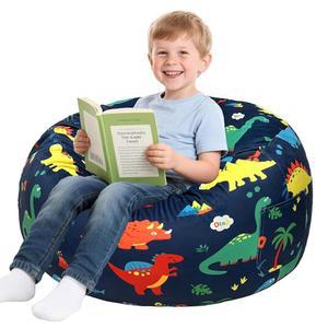 LUKEIGHT 청소년을 폼으로 메모리 라운저 공룡 위한 내부 채워진 빈백 바닥 의자