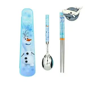 [알티피아]아이들 겨울왕국 수저 캐릭터 수저와 케이스