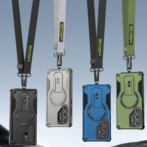 호환 S25 edge A56 A36 A16 A26 A55 A15 A35 A54 A14 삼성 호환제품 호환 S25 울트라 S24 플러스 용 크로스 바디 매는 밧줄 목걸이 케이스
