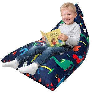 LUKEIGHT 공룡 라운저 청소년 의자 거실용 커버가 메모리 있는 소파 탈착식 빈백