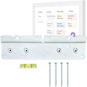 Skylight 15인치 캘린더와 호환되는 노스터드 노드릴 플라스틱 벽 마운트 1세대 전용 DIY 설치 앵커나 나사