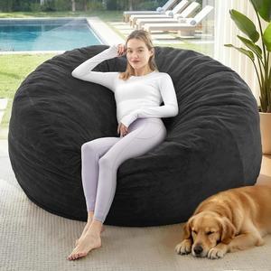 OMG 메모리 색상 의자 세탁기 빈백이 필링 빈백 가능한 탈착 8가지 세탁 자이언트 있는