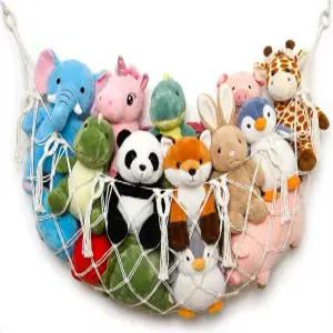 평평한 벽에 설치할 수 있는 박제 동물 그물 또는 해먹 수제 마크라메 장난감 디스플레이 걸이용 플러시