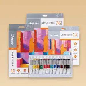 전문가용 아크릴 물감 12ml 36색 세트 그림물감 미술용품 색채 재료