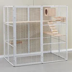 앵무새 울타리 케이지 놀이터 닭장 메쉬 날림장 조류