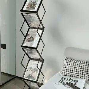 지그재그 책장 2종 소품 북타워 서재 코너 회오리책장 원목