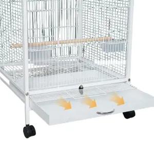 아크릴 디자인 새집 모던 케이지 투명 새 버드케이지 새장 앵무새장 중대형 철제 환기 소동물