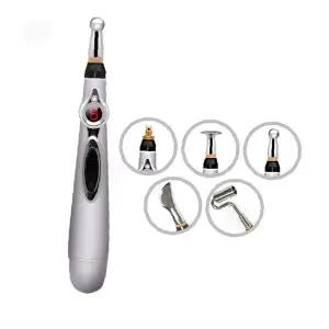 휴대용 경락 자극 펜형 안마 도구 저주파 지압봉 어버이날 추석 부모님