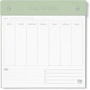 Letts Conscious 날짜 미정 주간 메모장 세이지