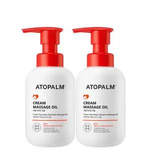 EWG안전성분 아토팜 크림 마사지오일 2개 베이비오일