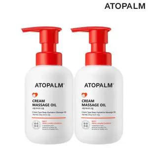 아토팜 크림 마사지오일 200mlx2개 GIFT MLE 크림 8ml
