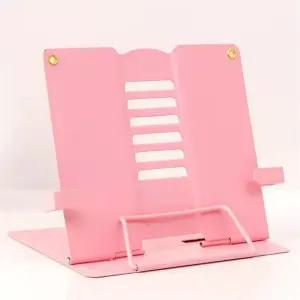 SIDUFHAOPKLL 책상 책꽂이 금속 독서 휴식 조절 가능한 요리책 문서 홀더 휴대용 책꽂이블랙조의 기묘한