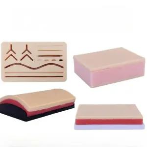 피부 교구 봉합 침술 실습 피부조직 인체 조직 모형 구조 정맥 실리콘 훈련 주사