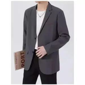 남사친 검정 캐주얼 정장 코트 봄가을 자켓 패피3