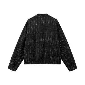 남성용 코트 자켓 쇼트 차이나 정장 체크 패피1