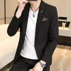 남자 오피스룩 캐주얼 가을 멋스러움 정장 재킷 코트 데일리 패피3