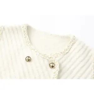 가을 봄 여친 조끼 더블 쇼트 쿨링 코트 원픽3