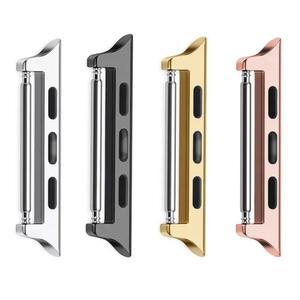 Apple Watch 시리즈 6용 커넥터 어댑터 Iwatch 44mm 45/41mm 46 스테인레스 스틸 10 8 7 SE 5 4 3용 40mm 49mm 밴드