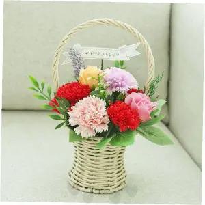 생화 조화 꽃바구니 어버이날 축하 선물 인테리어 장식 감사 표현 화훼 용품
