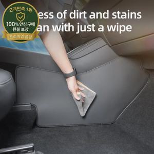 테슬라 모델 3 Y 주니퍼 센터 콘솔 측면 발판 가죽 보호 커버 방진 매트 액세서리