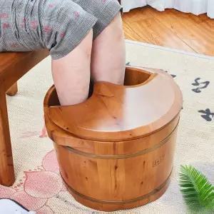 편백나무 원목 족욕 족탕기 나무 가정용 마사지샵