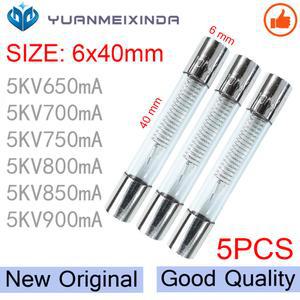 호환 5KV 특수 전자 레인지 퓨즈 6 40 0 65A 0 7A 0 75A 0 8A 0 85A 0 9A 1A 유리관 퓨즈 5000V 700MA 6x40 고압 퓨즈