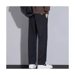 남친 바지 춘추도톰 캐주얼 솔리드데일리통근 빅사이즈 패피3