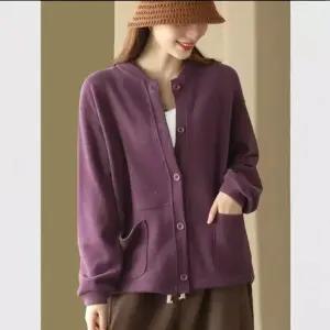 여자 맨투맨 가을 니트 면 카디건 차이나 긴팔 캐주얼 야구점퍼 원픽3