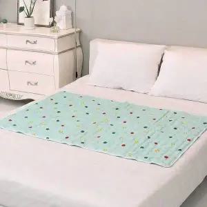 [sleep care][슬립케어] 냉감 쿨매트 민트땡땡이 침대용 싱글+베개 60x90 여름매트 숙면 등허리 얼음패드