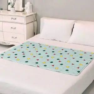 [sleep care][슬립케어] 냉감 쿨매트 민트도형 침대용 싱글+베개 60x90 여름매트 숙면 등허리 얼음패드