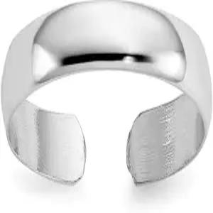 여성용 14k 옐로우 또는 화이트 골드 조절 토링 - 3mm 솔리드 광택 밴드 저자극성 방수 보호 비치 주얼리