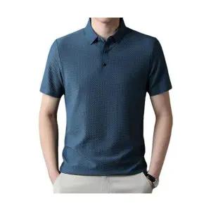 남친 반팔티 카라 아이스 슬림핏 캐주얼 통기성 얇은 비즈니스 솔리드 반팔 패피2