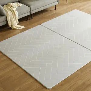 아기 놀이 매트 놀이 놀이방 거실 동물농장 도로 단면 우드 바닥 매트