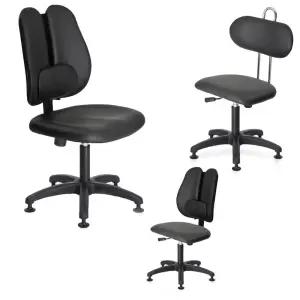 높낮이조절 실험실 스툴 의자 병원 보조 작업 카운터 높낮이 진찰 등받이 미용 네일