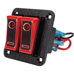 엔드 브랜드 디자인 LED 금속 로커 스위치 패널 포트 12V 콘센트 조합 자동차 해양 보트에 대 한 방수 스