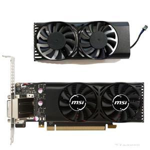 MSI GeForce GTX 1050 2GT LP GTX 1050Ti 4GT LPV1 그래픽 카드용 새 GPU 팬 2PIN XY-D055510S HA55510M12F