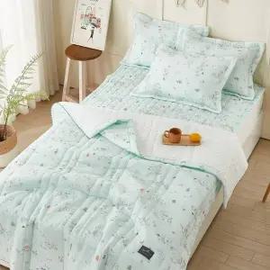 TBZ 더크린 페스티벌 아사면 누빔이불 SS블루 단품