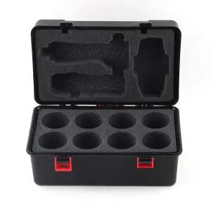 1PC 23X13X11.5CM 블랙 휴대용 플라스틱 보관 상자 자이로 도구 보관 상자는 가정이나 공장에 적합