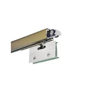 행거레일 가구부속자재 철제 미닫이문 상부 강화유리 도어 휠 설치 슬라이딩 레일 중문 샷시