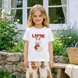 [미니도우] 라피니 티셔츠 하프슬리브