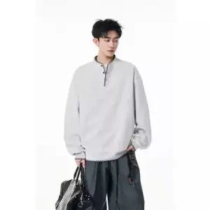 남친 캐주얼 긴팔 트레이닝 맨투맨 상의 봄가을 풀오버 커플 원픽3